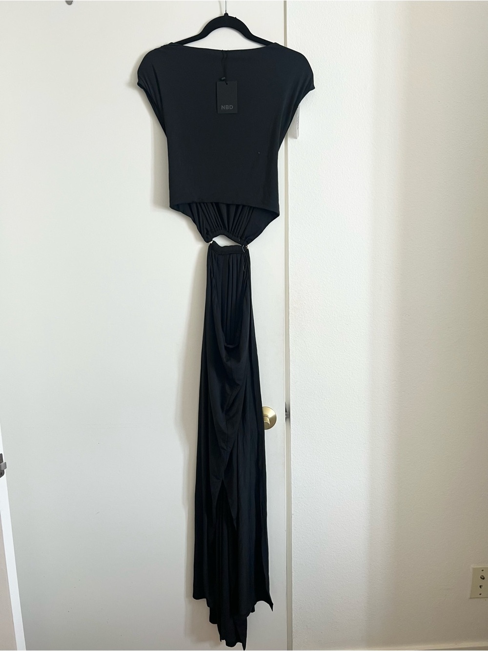 NWT! NBD Nicolette Gown in Black - Picture 5 of 5